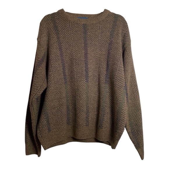 Towncraft Other - Towncraft Vintage Oversized Grandpa Knit Sweater Cozy Relaxed Fit Size L